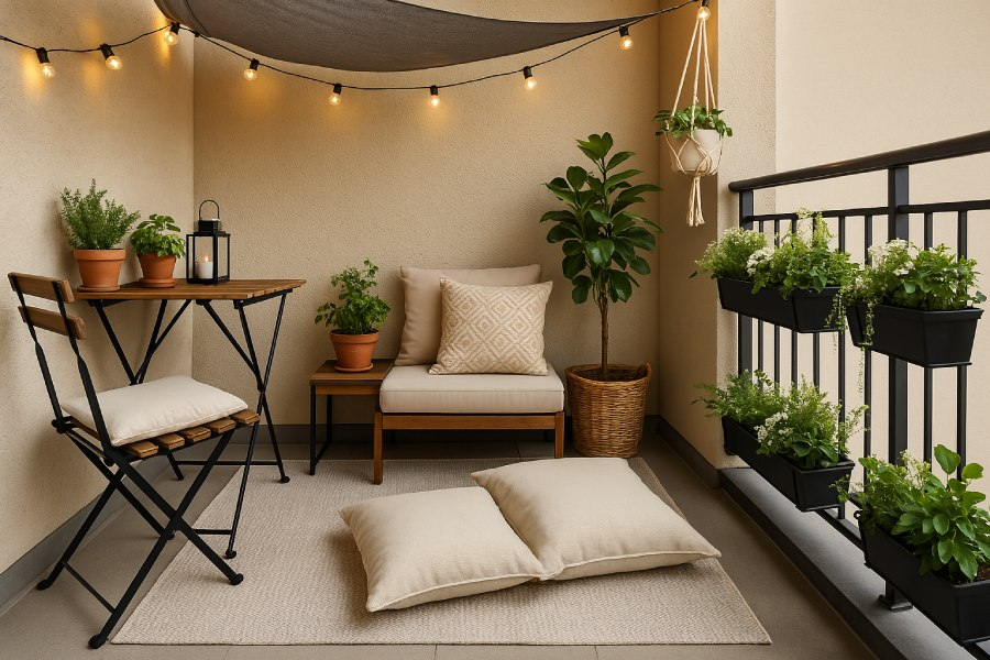 Tiny Balcony, Big Vibes